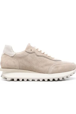 sneakers in camoscio traforata