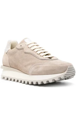 sneakers in camoscio traforata