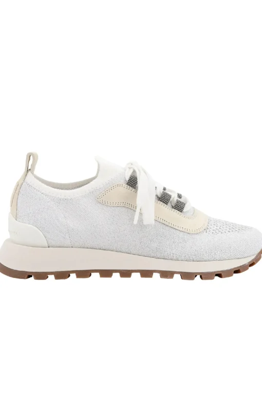 Sneakers in maglia di cotone sparling