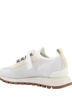 Sneakers in maglia di cotone sparling