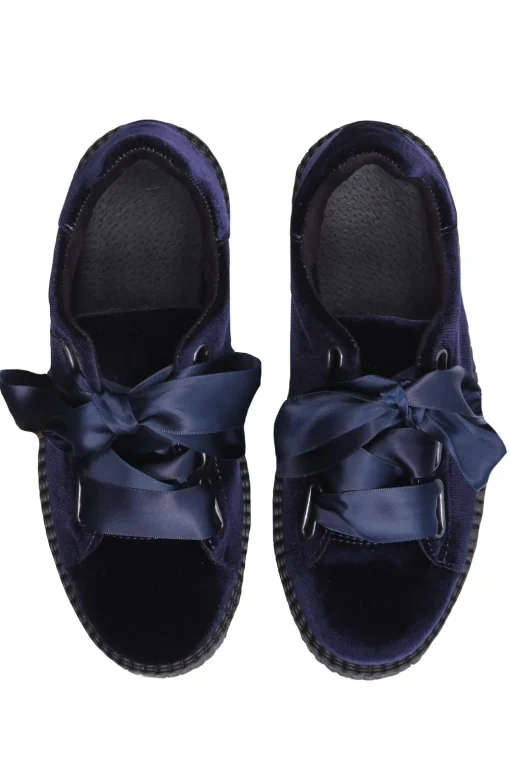 Sneakers in velluto