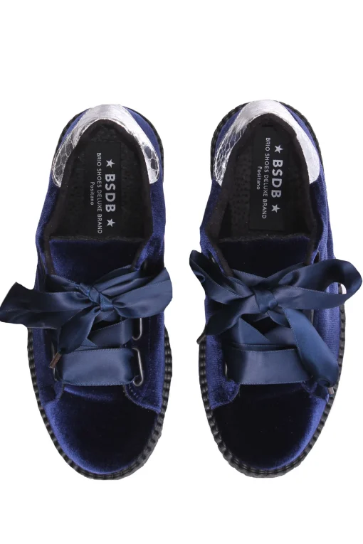 Sneakers in velluto