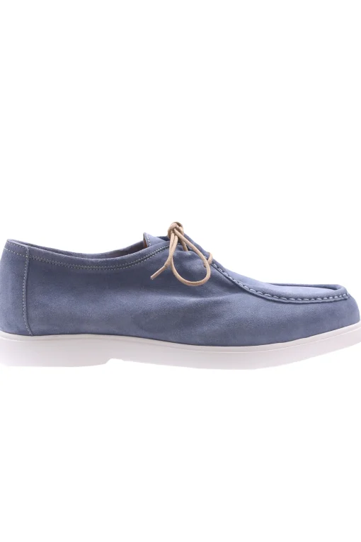 stringata vaschetta in suede