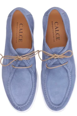 stringata vaschetta in suede