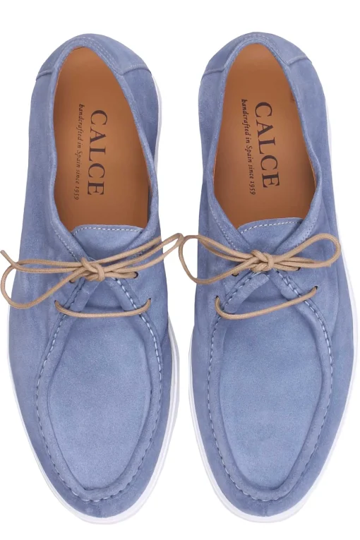stringata vaschetta in suede