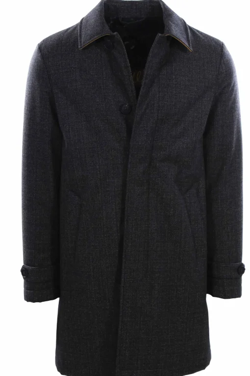 Trech in lana effetto tweed