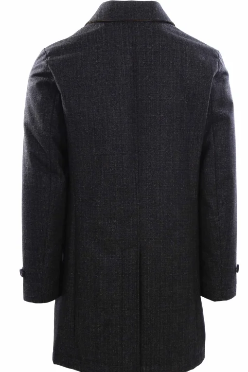 Trech in lana effetto tweed