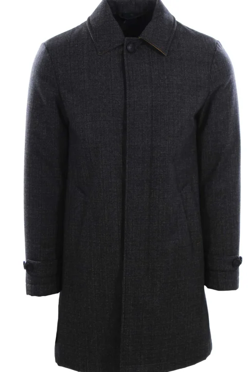 Trech in lana effetto tweed