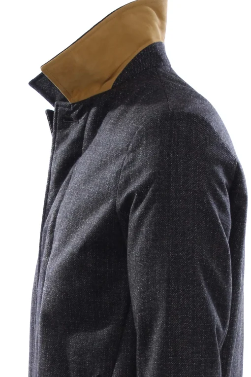 Trech in lana effetto tweed
