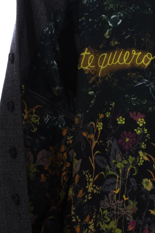 Trech in lana effetto tweed