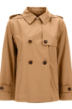 Trench corto in cotone