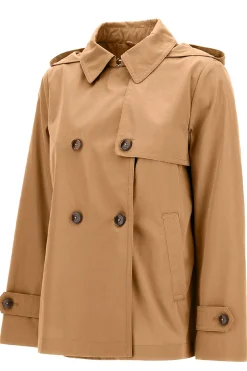 Trench corto in cotone