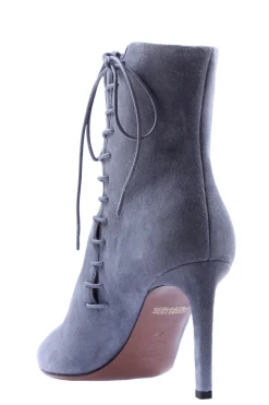 Tronchetto in suede con lacci
