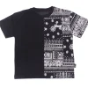 T-shirt bicolore in cotone