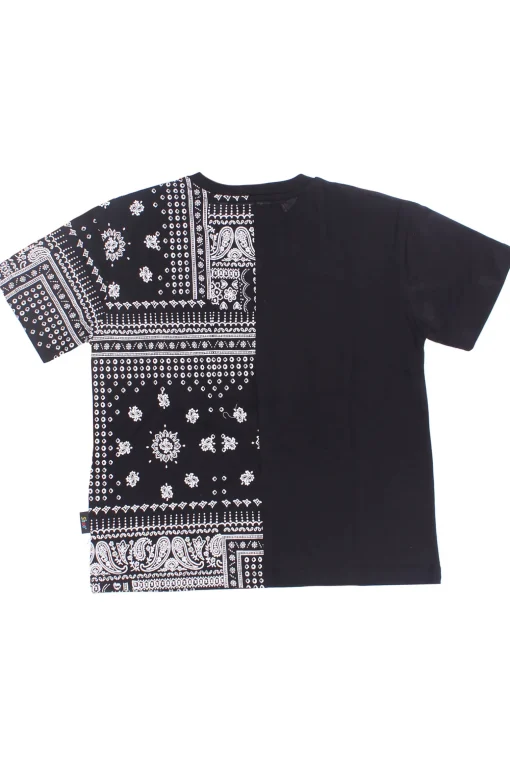 T-shirt bicolore in cotone