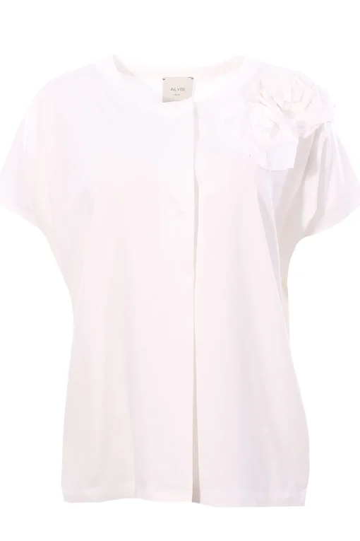 T-shirt con applicazione
