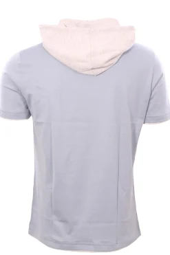t-shirt con cappuccio