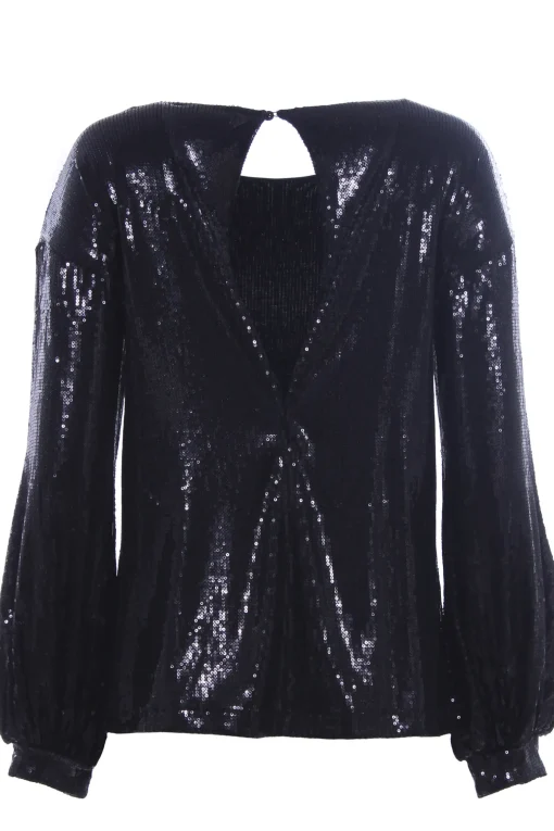 T-shirt con paillettes
