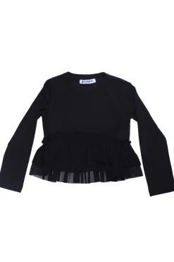 T-shirt girocollo in cotone