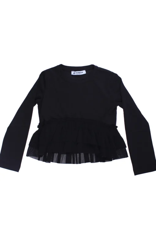 T-shirt girocollo in cotone