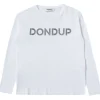T-shirt girocollo in cotone logo