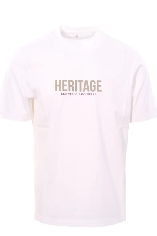 t-shirt heritage in cotone
