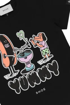 T-shirt hot dog in cotone