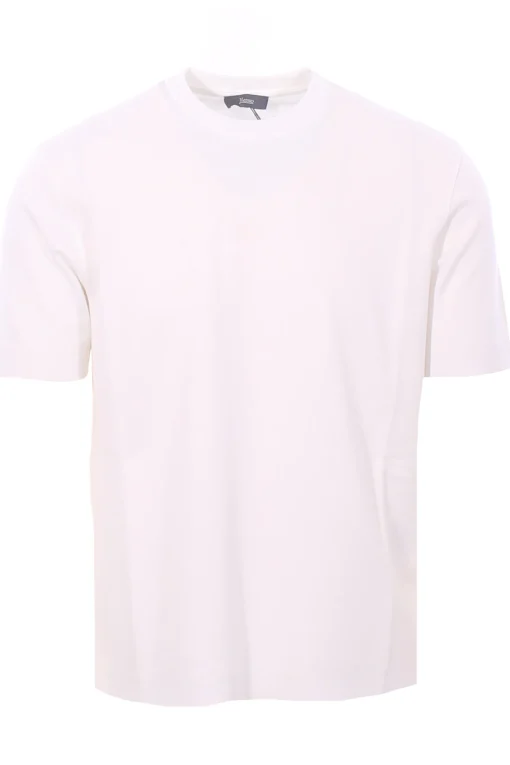 t-shirt in cotone bordi continui