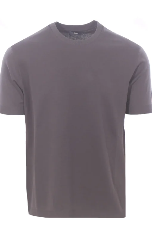 t-shirt in cotone bordi continui