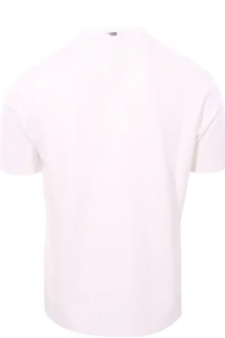 t-shirt in cotone bordi continui