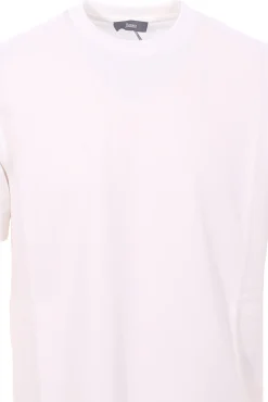 t-shirt in cotone bordi continui