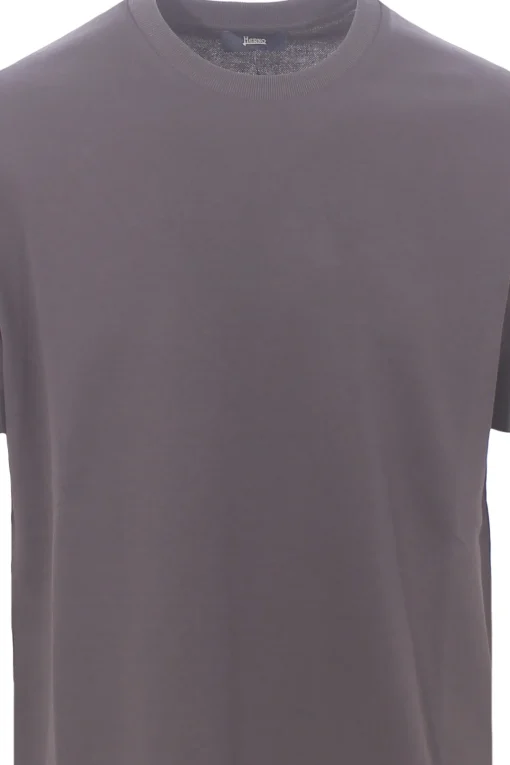 t-shirt in cotone bordi continui