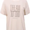 T-shirt in cotone con scritta