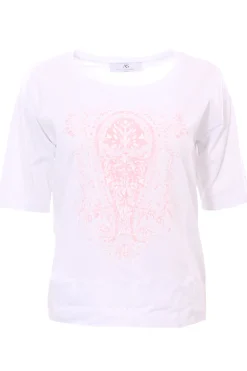 T-shirt in cotone con stampa