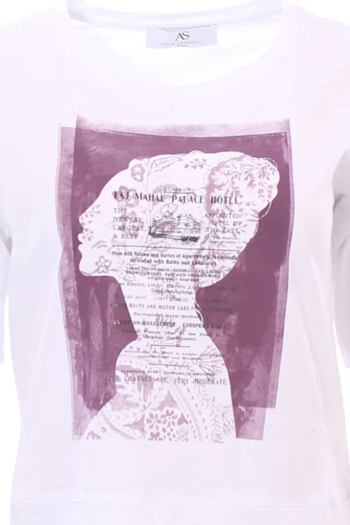 T-shirt in cotone con stampa