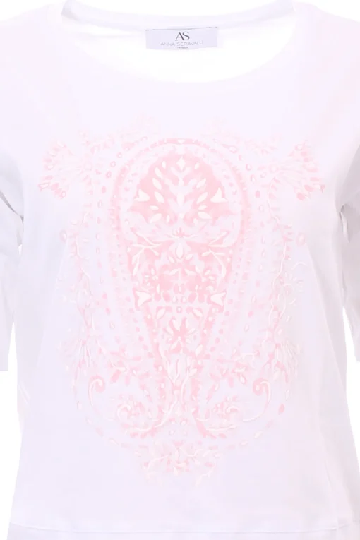T-shirt in cotone con stampa