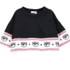 T-shirt in cotone logo