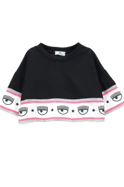 T-shirt in cotone logo