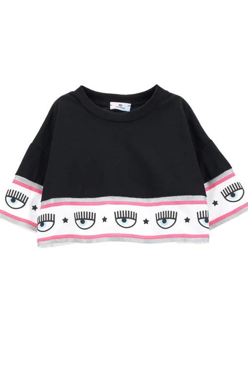 T-shirt in cotone logo