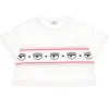 T-shirt in cotone logomania