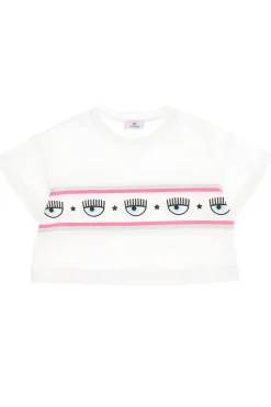T-shirt in cotone logomania