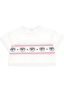 T-shirt in cotone logomania
