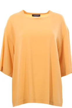 T-shirt in crepe di seta