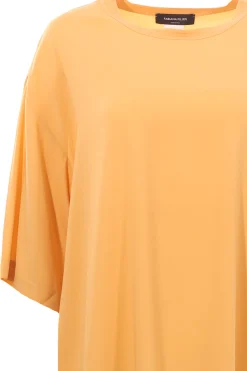 T-shirt in crepe di seta