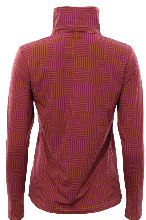 T-shirt in jersey disegno geometrico