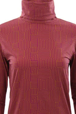 T-shirt in jersey disegno geometrico