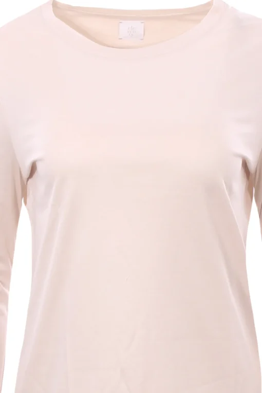 T-shirt in tencel manica lunga