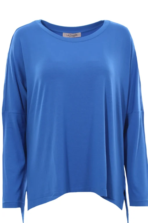 T-shirt over in viscosa